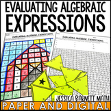 Evaluating Expressions Activity and Worksheet Bundle