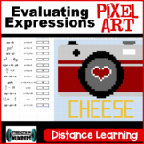 Evaluating Expressions Camera PIXEL ART Distance Learning 