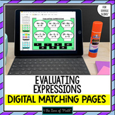 Evaluating Expressions Digital Activity Google Slides™ 