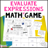 Evaluating Expressions Game - Algebraic Expressions Activi