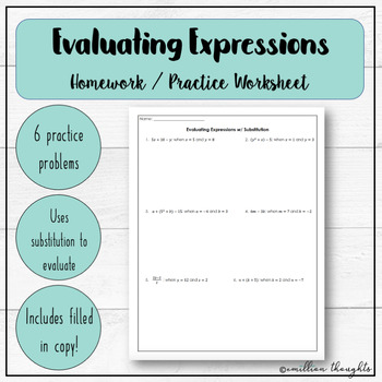 homework practice worksheet