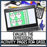 Evaluating Expressions Matching Activity for Easel