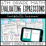 Evaluating Expressions | Order of Operations Complete Lesson