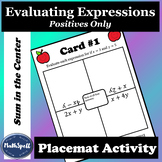 Math Review Activity | Evaluating Expressions and Order of