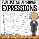 Evaluating Expressions Worksheet Mistory Lib Worksheet