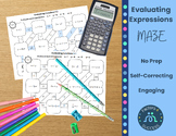 Evaluating Expressions for Middle Schoolers-- Differentiat