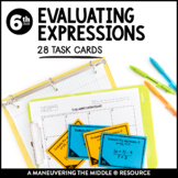 Expressions Activity | Evaluating Expressions with Variabl
