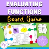 Evaluating Functions | BOARD GAME and TASK CARDS