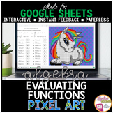 Google Sheets Digital Pixel Art Math Evaluating Functions