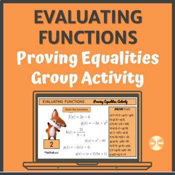 Preview of Evaluating Functions-Proving Equalities Group Activity(24 functions,40 problems)