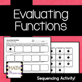 Evaluating Functions Sequencing Activity