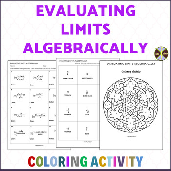 Preview of Evaluating Limits Algebraically - Coloring Activity