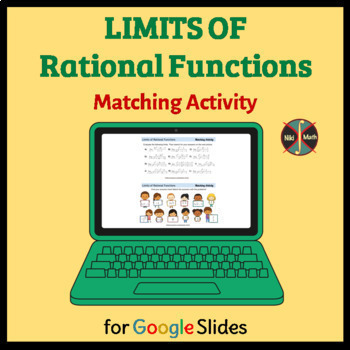 Preview of Evaluating Limits of Rational Functions - Matching Drag & Drop Activity