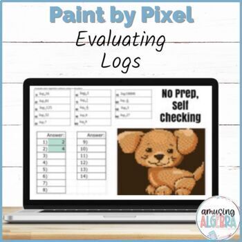 Preview of Evaluating Logs DIGITAL Pixel Art