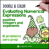 Evaluating Numerical Expressions | Doodle Math Color by Co