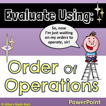 Preview of Order of Operations (PowerPoint Only)