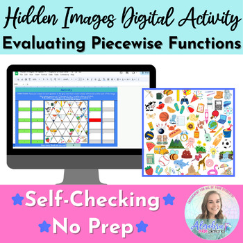 Preview of Evaluating Piecewise Functions Digital Activity Game