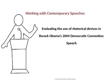 Preview of Evaluating Rhetorical Devices in Obama’s 2004 Democratic Convention Speech