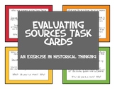 Evaluating Sources Task Cards
