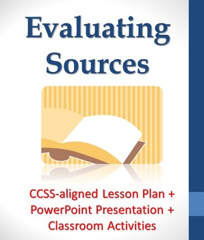 Preview of Evaluating Sources for Credibility Lesson Plan with PowerPoint and Activities
