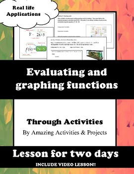 Preview of Evaluating and graphing functions in real life