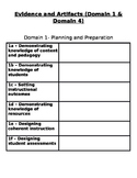 Evaluation Domain 1 and 4 organization