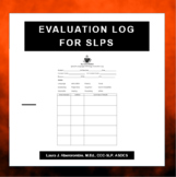 Evaluation Log for SLPs