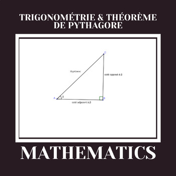 Preview of Évaluation sur le Théorème de Pythagore et la Trigonométrie(trigonometry)