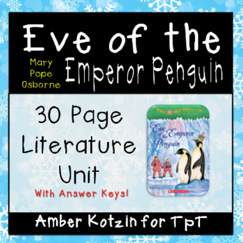 Preview of Eve of the Emperor Penguin Magic Tree House Literature Guide (Common Core)