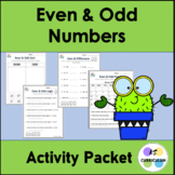 Even & Odd Numbers Activity Packet