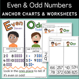 Even Steven & Odd Todd Anchor Charts and Worksheets