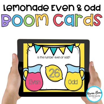Preview of Even and Odd Lemonade Boom Cards