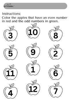 Even and Odd Numbers by Salina Bridgewater | TPT