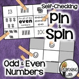 Even and Odd Numbers - Self-Checking Math Centers