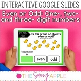 Even and Odd Numbers Activities up to 3 digits Task Cards 