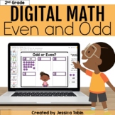 Even and Odd Numbers Digital Activities 2nd Grade Math Odd