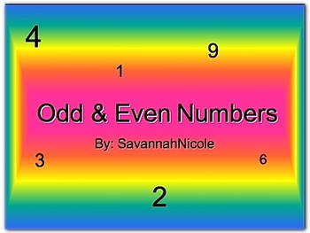 Preview of Even and Odd Numbers PPT PowerPoint