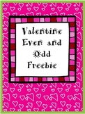 Even and Odd Valentine Freebie