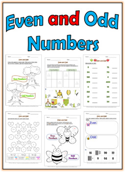 Preview of Even and Odd Worksheets