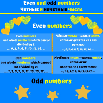 Preview of Even and Odd numbers