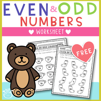 Odd and even numbers worksheets
