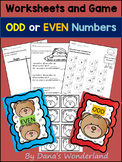 Odd and Even Numbers Worksheets (2nd Grade)