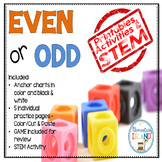 Even or Odd STEM Activities | Odd or Even STEM Challenge |