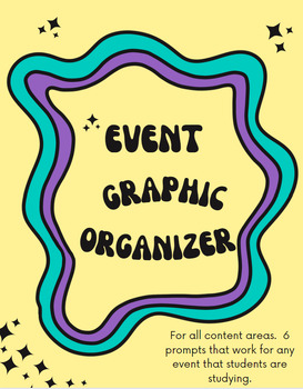 Preview of Event Graphic Organizer