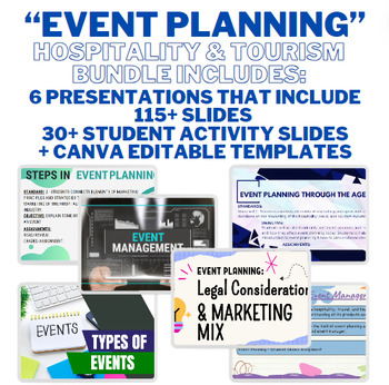 Preview of Event Planning Bundle - Hospitality & Tourism