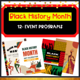 Event Program Templates for Black History Month