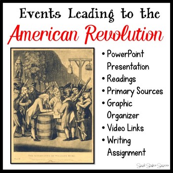 Preview of Events Leading to the American Revolution Activity
