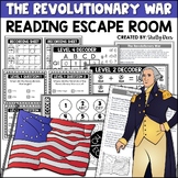 Events of American Revolutionary War Reading Escape Room