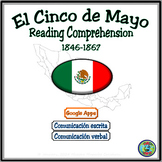 Events of El Cinco de mayo Reading Comprehension for Google Apps