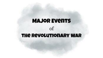 Preview of Events of The Revolutionary War Paired Passages